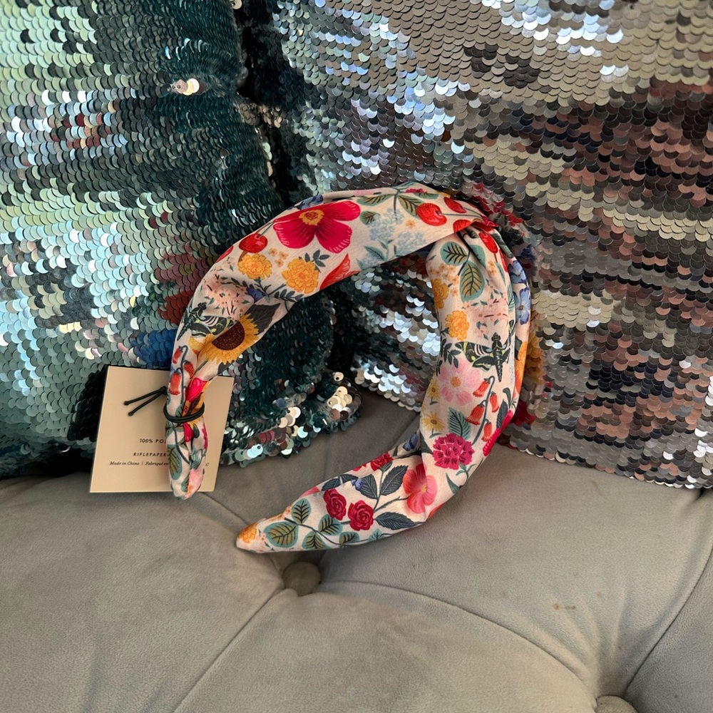 Rifle Paper Co. Blossom Silky Twisted Headband